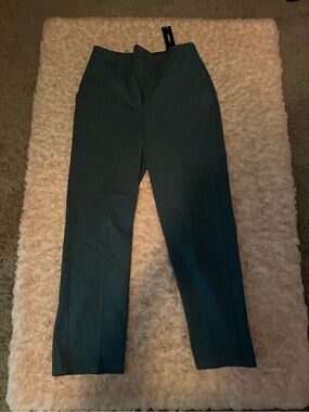 Classic Women's Dark Green Dress Pants